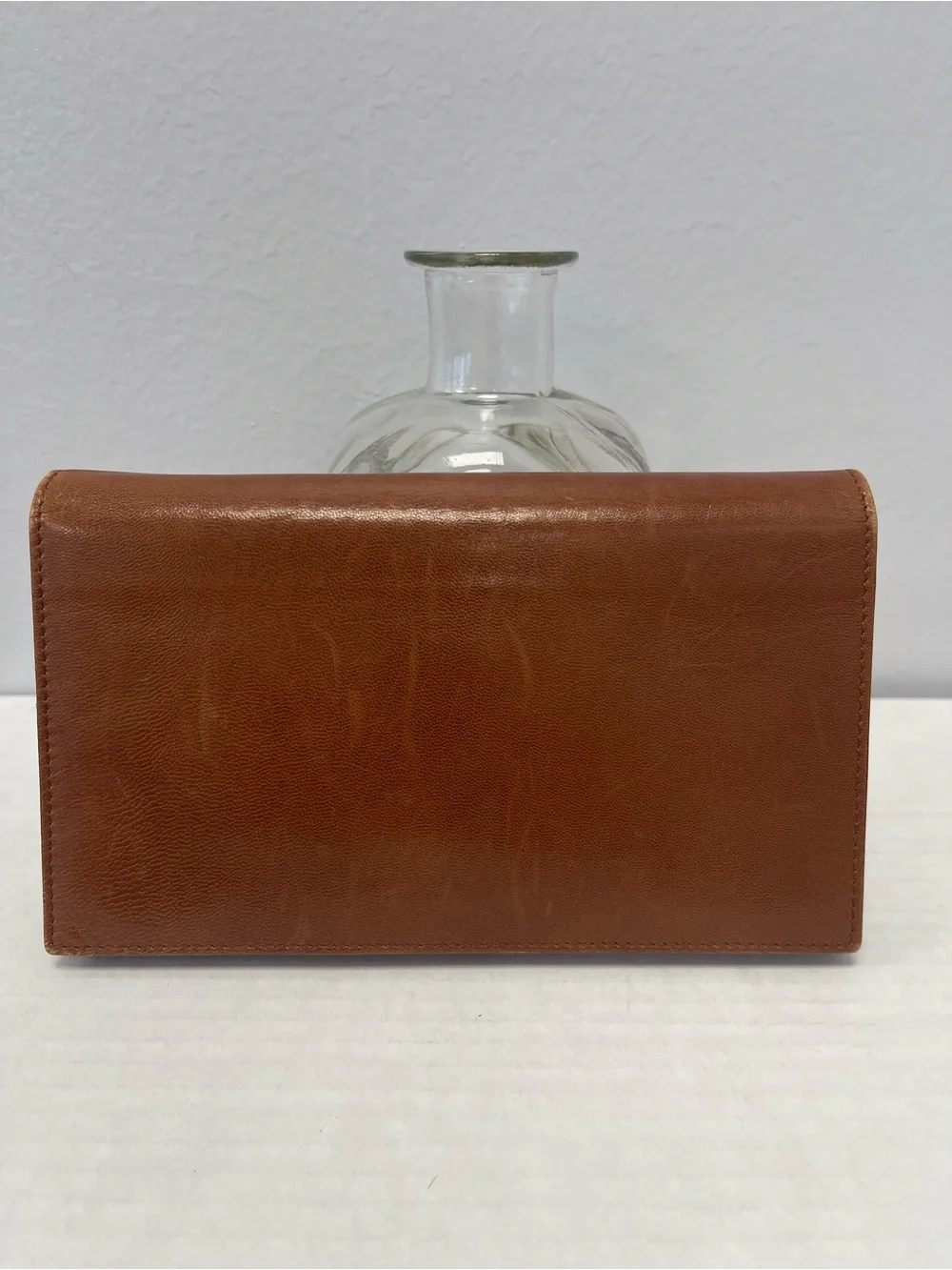 Bottega Veneta Vintage Men’s Brown Intrecciato Leather Wallet Clutch - Preowned